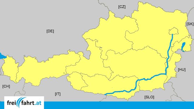 A2 Südautobahn Österreich: Streckenverlauf © echonet.at / rv