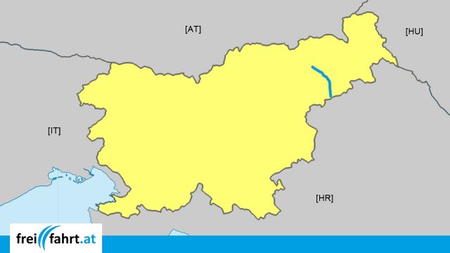 A4 Autobahn Slowenien: Steckenverlauf © echonet.at / rv